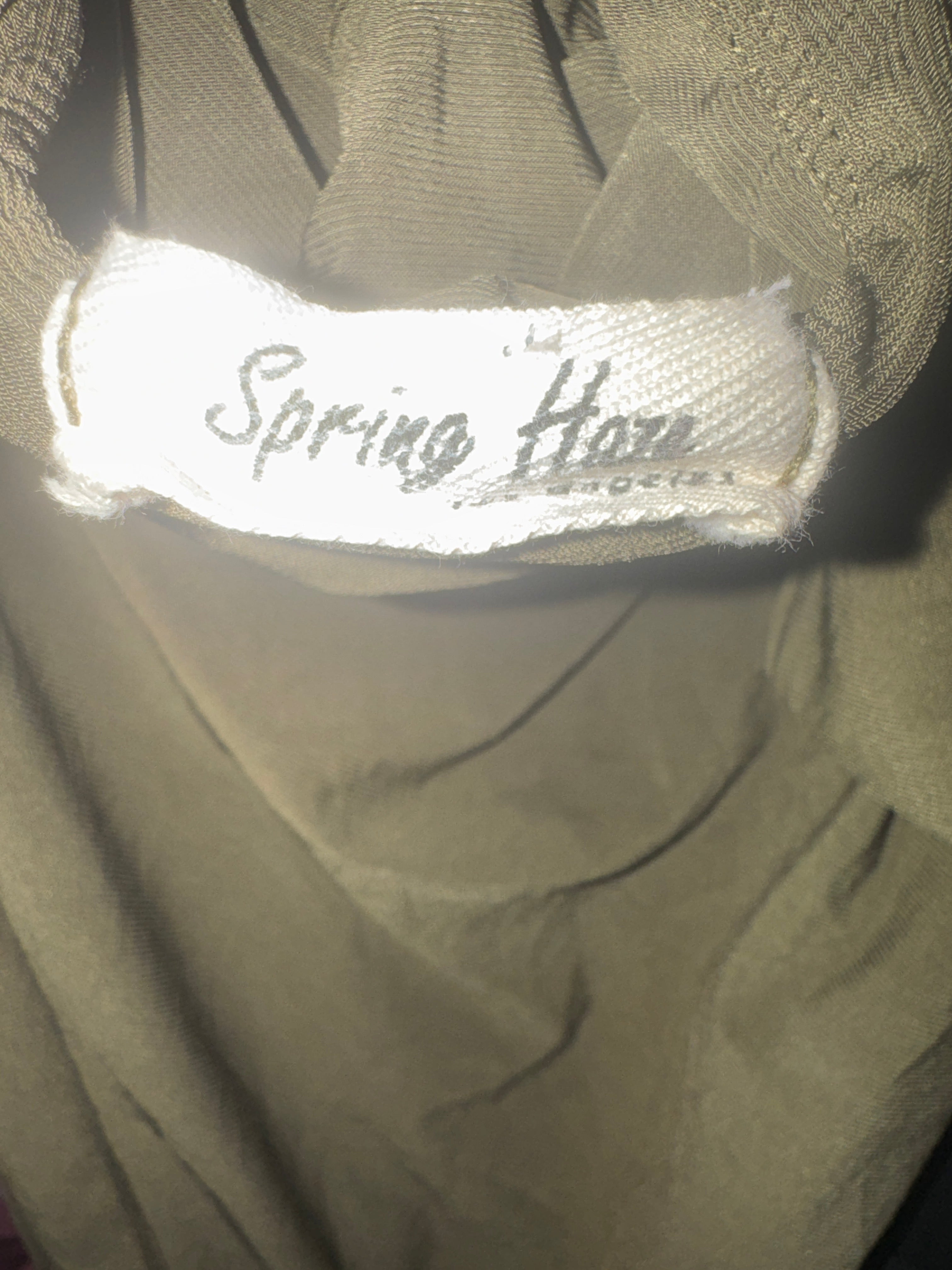 Spring Haze Los Angeles Olive Ruched Halter Top
