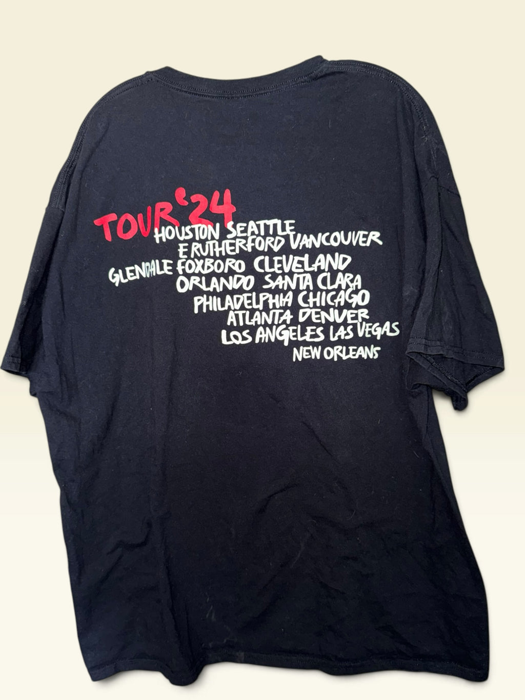 Rolling Stones “Hackney Diamonds” 2024 Tour T-Shirt