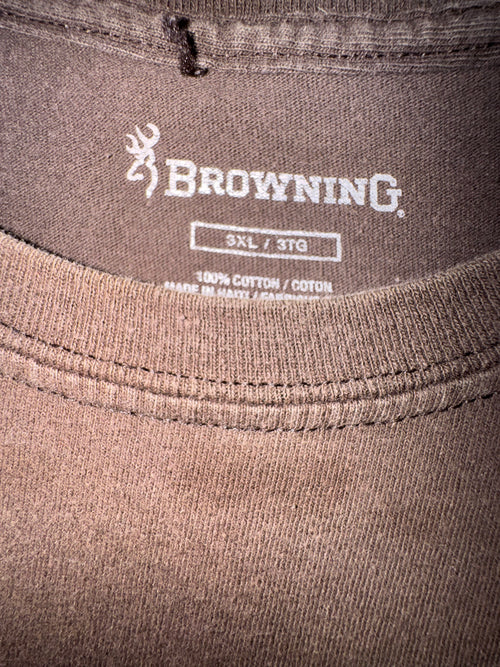 Browning Brown Logo Tee