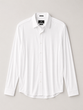 Buttercloth Icy Cotton White Performance Shirt (Solid)