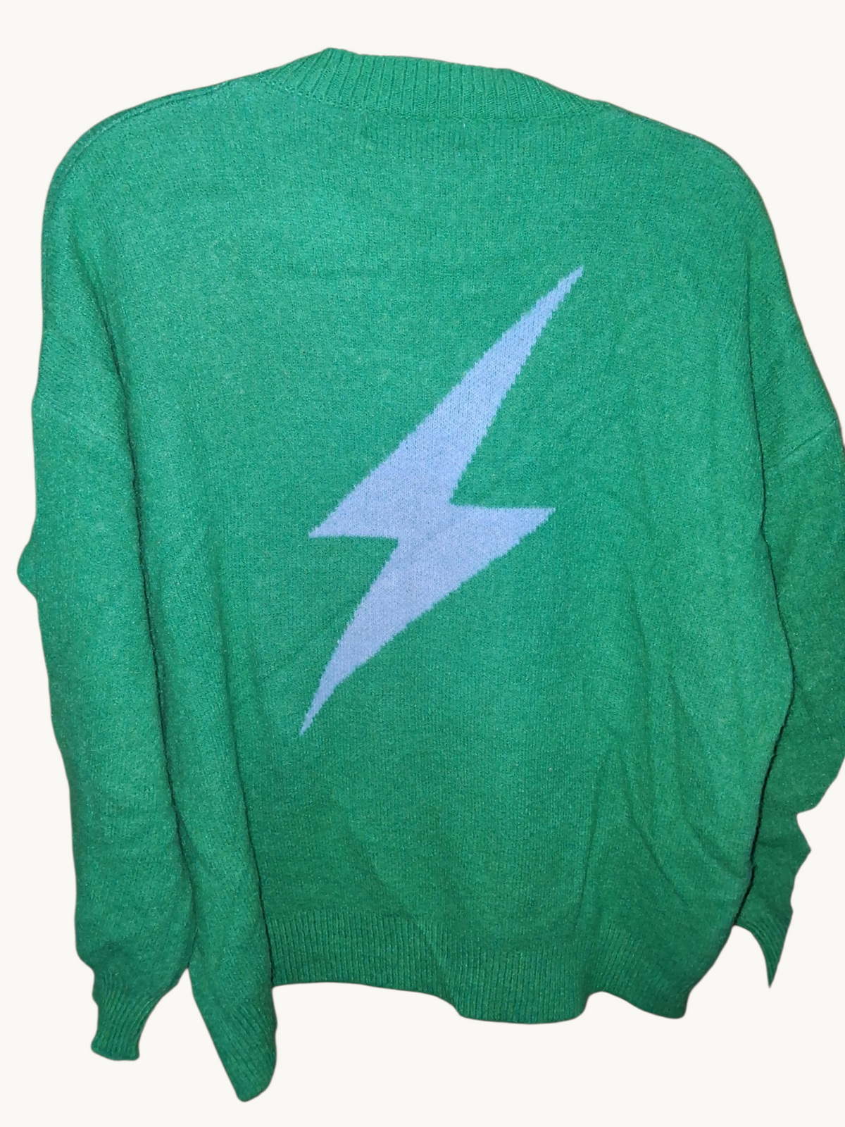 Dressed in LALA Powerful Woman Lightning Bolt Sweater