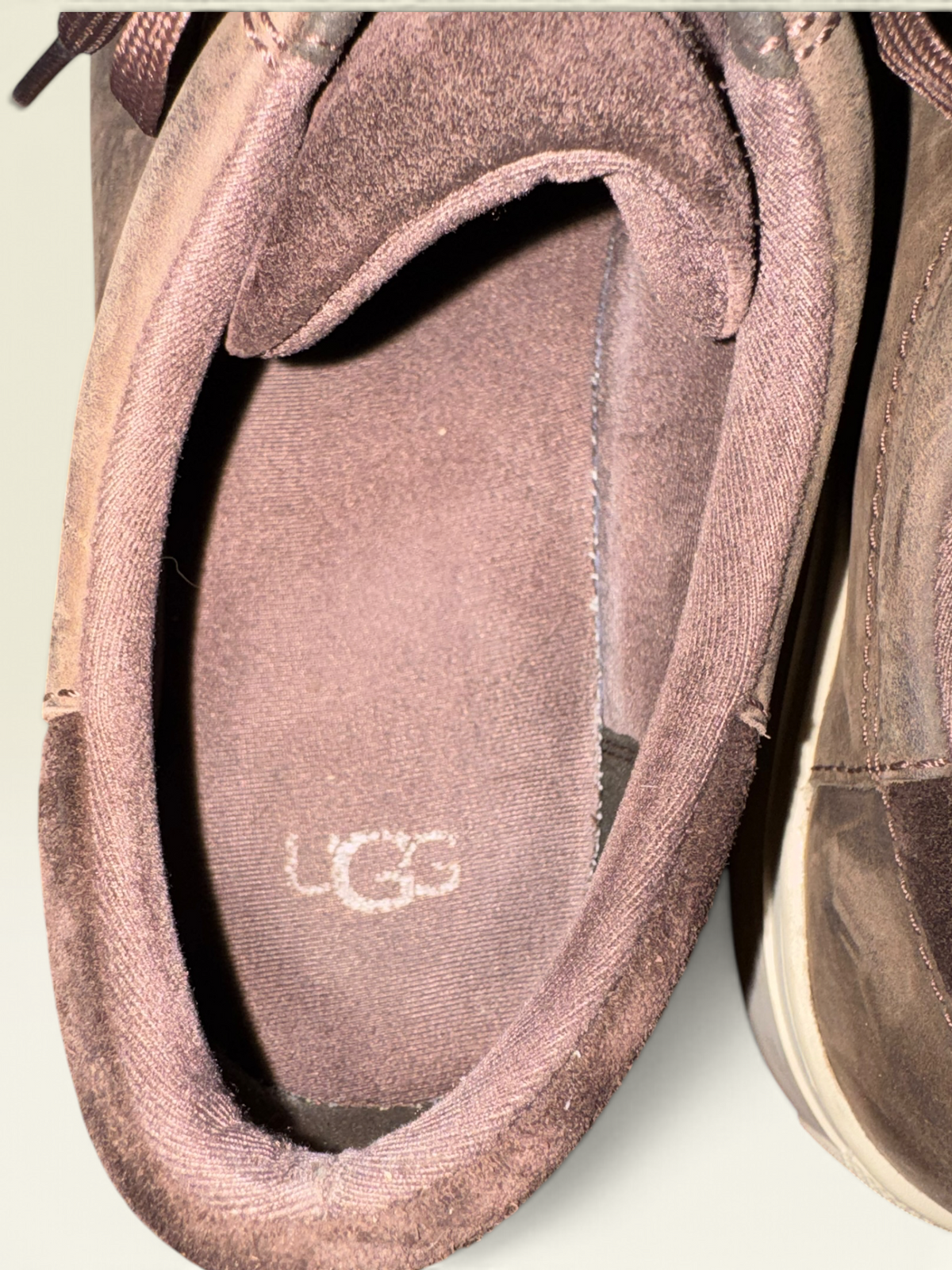 UGG Brown Suede Low-Top Sneakers