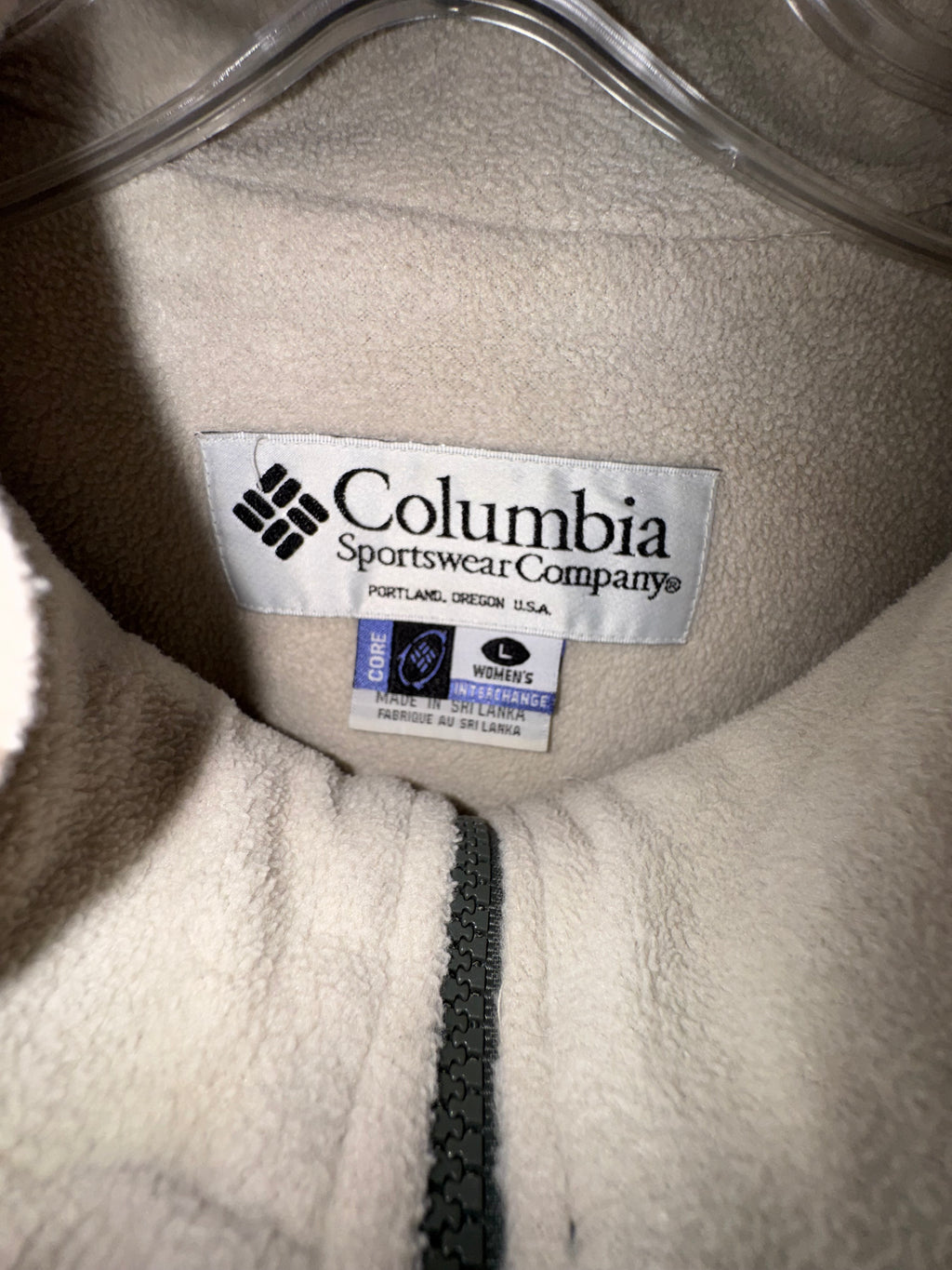 Columbia Sportswear Vintage Sage Green Fleece-Lined Jacket