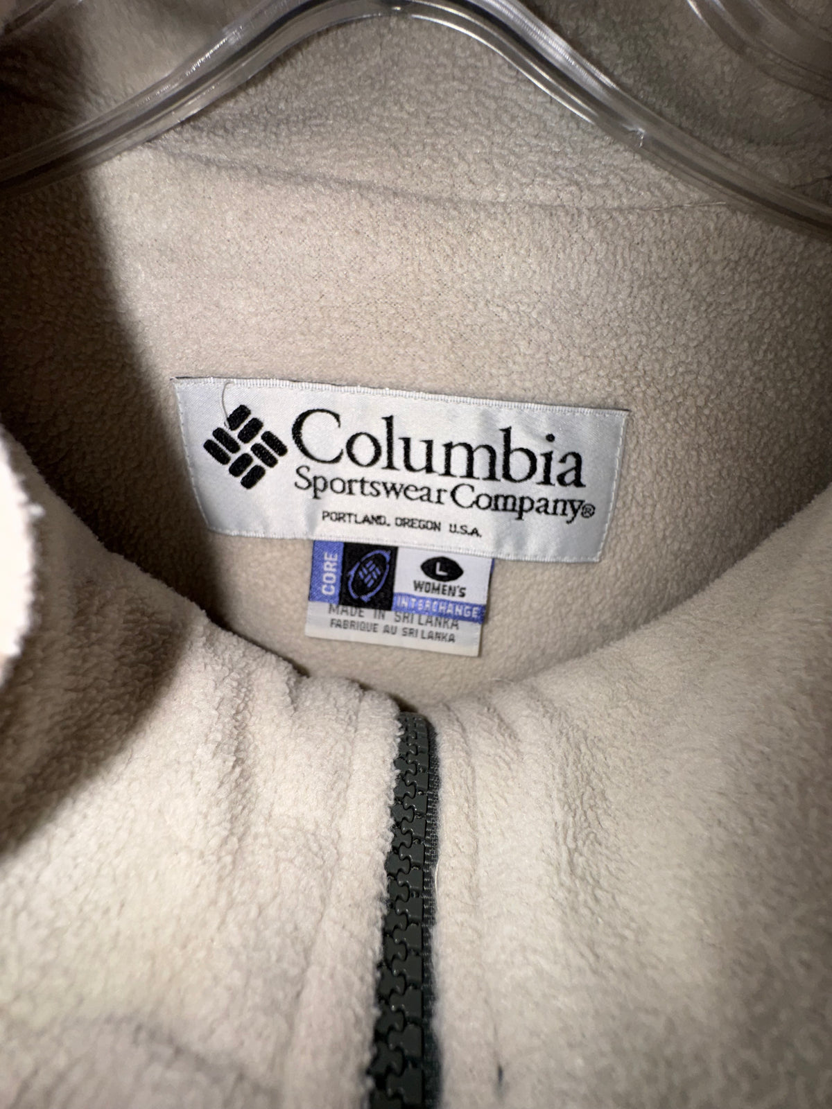 Columbia Sportswear Vintage Sage Green Fleece-Lined Jacket