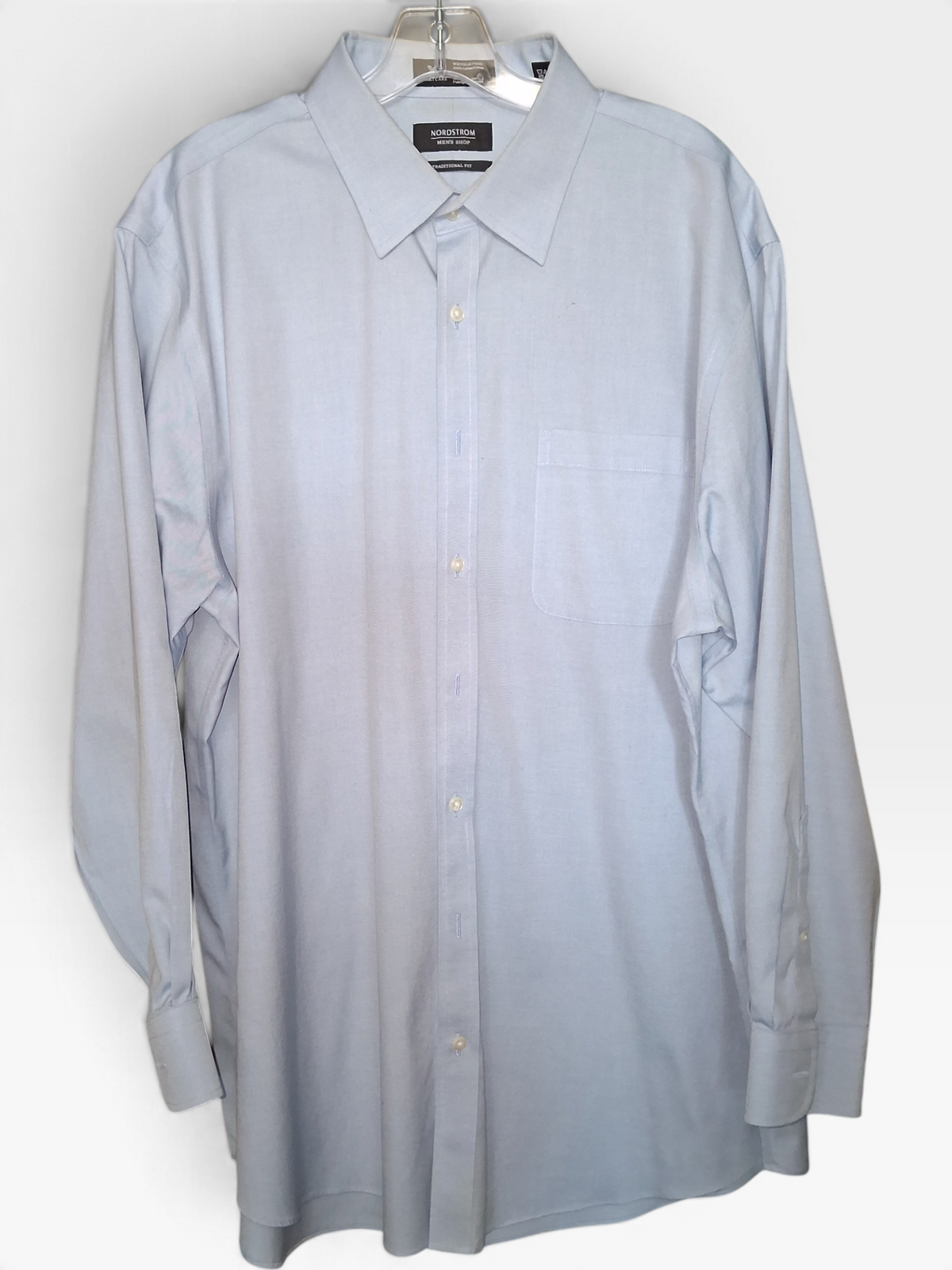 Nordstrom Men's Shop Light Blue Traditional Fit Dress Shirt