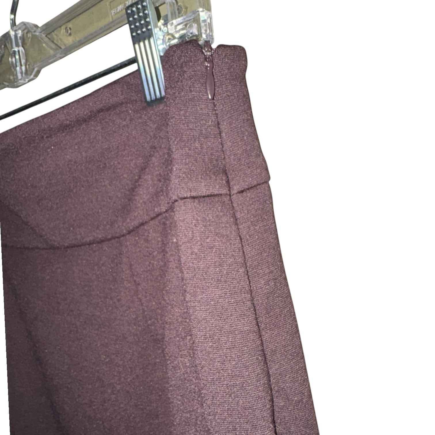 Grace Elements Brown Knit Pencil Skirt
