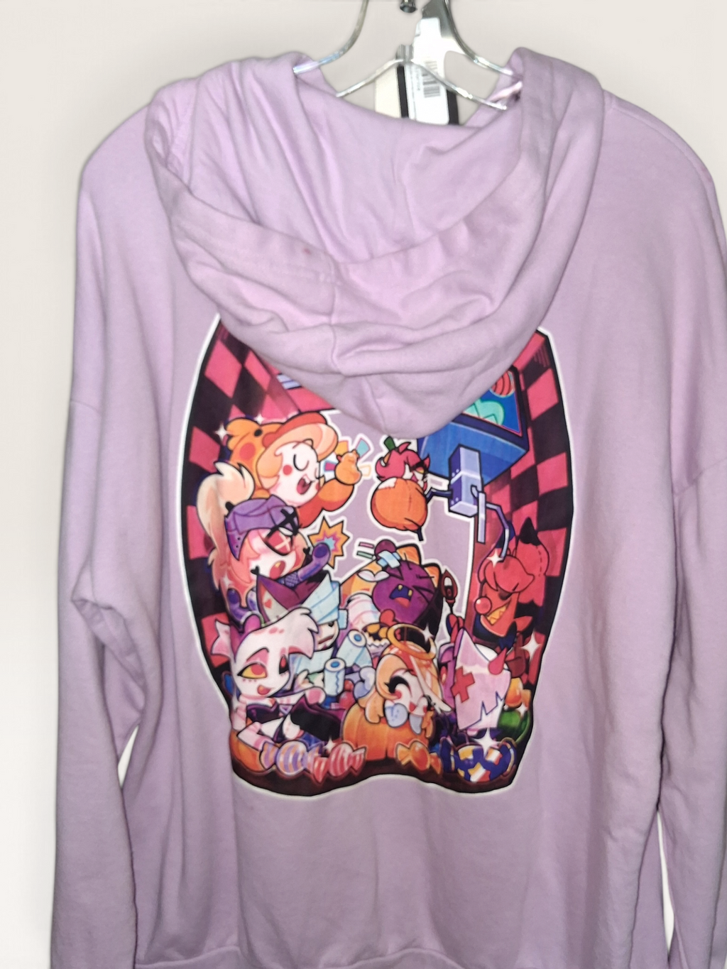 Hazbin Hotel Lavender Anime Graphic Hoodie