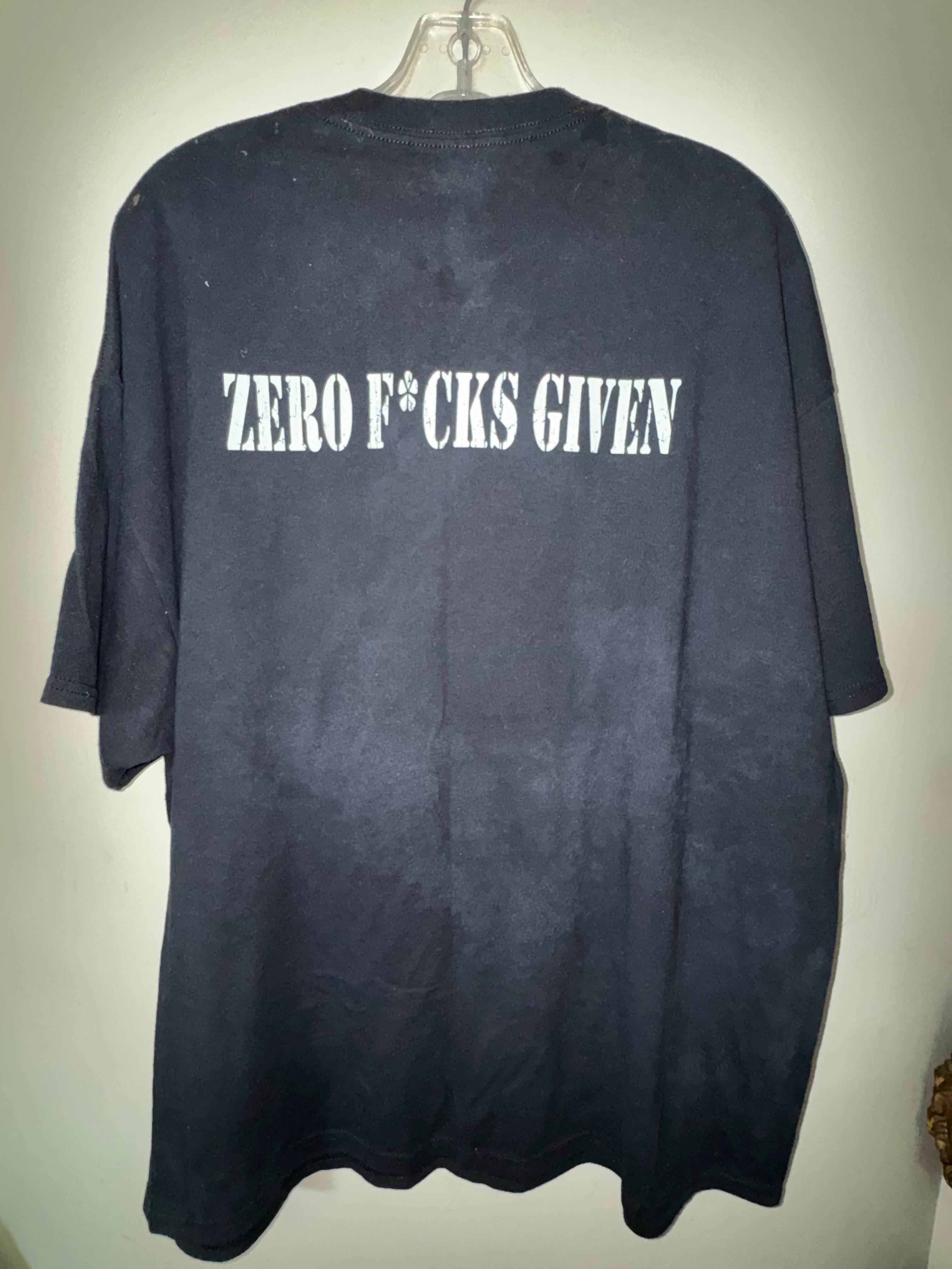 Gilden "Veteran As F*ck" Distressed Black Tee