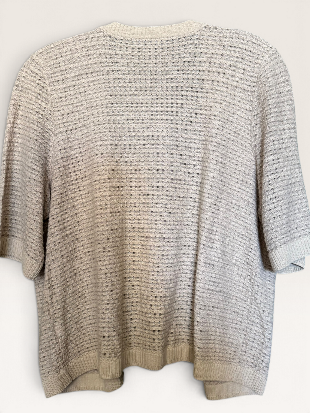 Apt. 9 Oatmeal Textured Open-Front Cardigan
