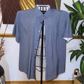Mizzen+Main Navy Patterned Button Down Shirt
