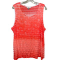 CJ Banks Coral Tiered Tank
