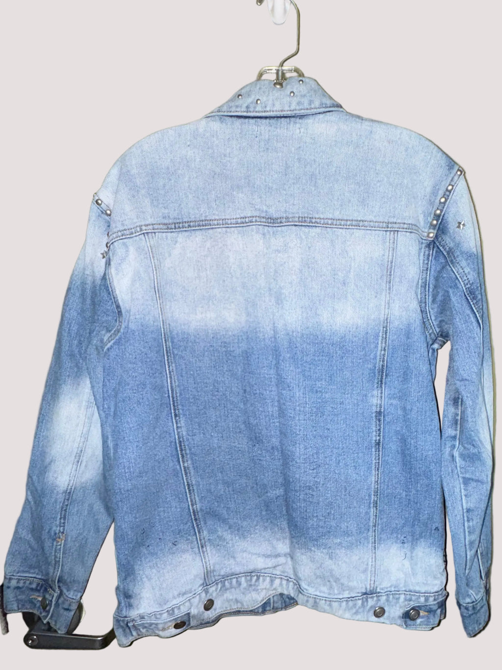 Forever 21 Studded Butterfly Denim Jacket