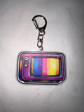 Retro Television Acrylic Keychain