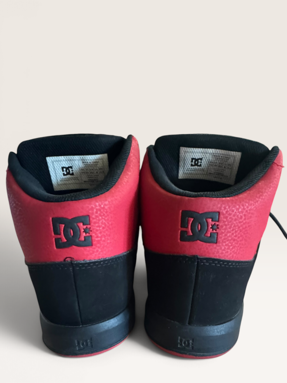 DC Shoes Cure Hi Top Leather Skate Sneakers