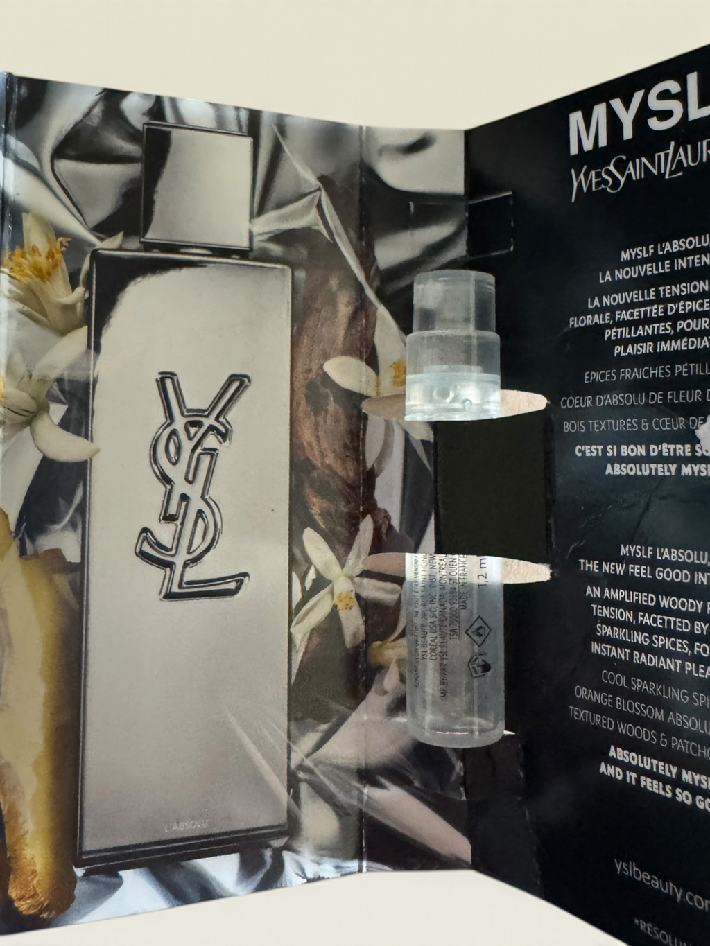 YSL MYSLF Fragrance Sample