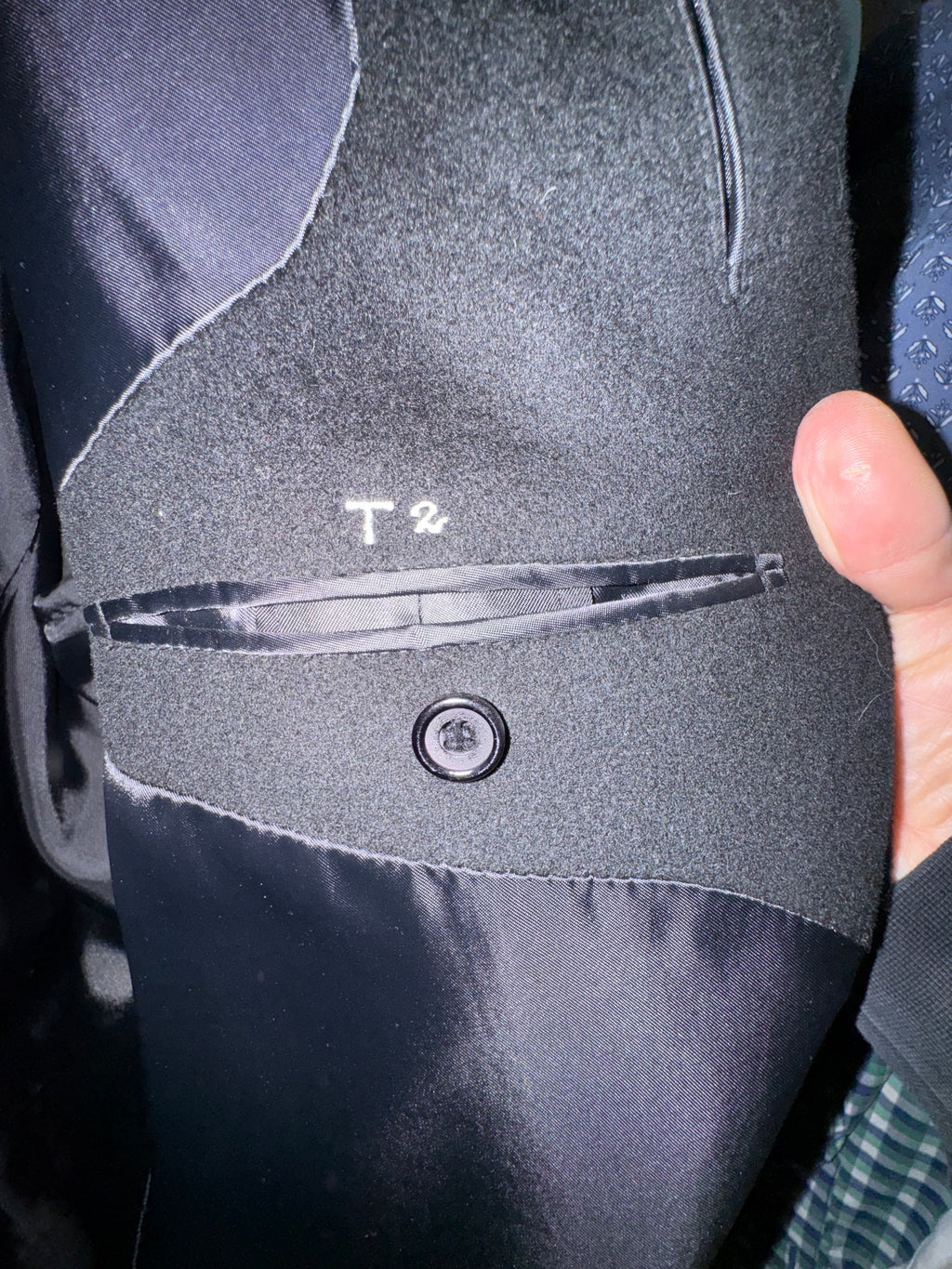 Manchester Hand-Tailored Black Long Overcoat