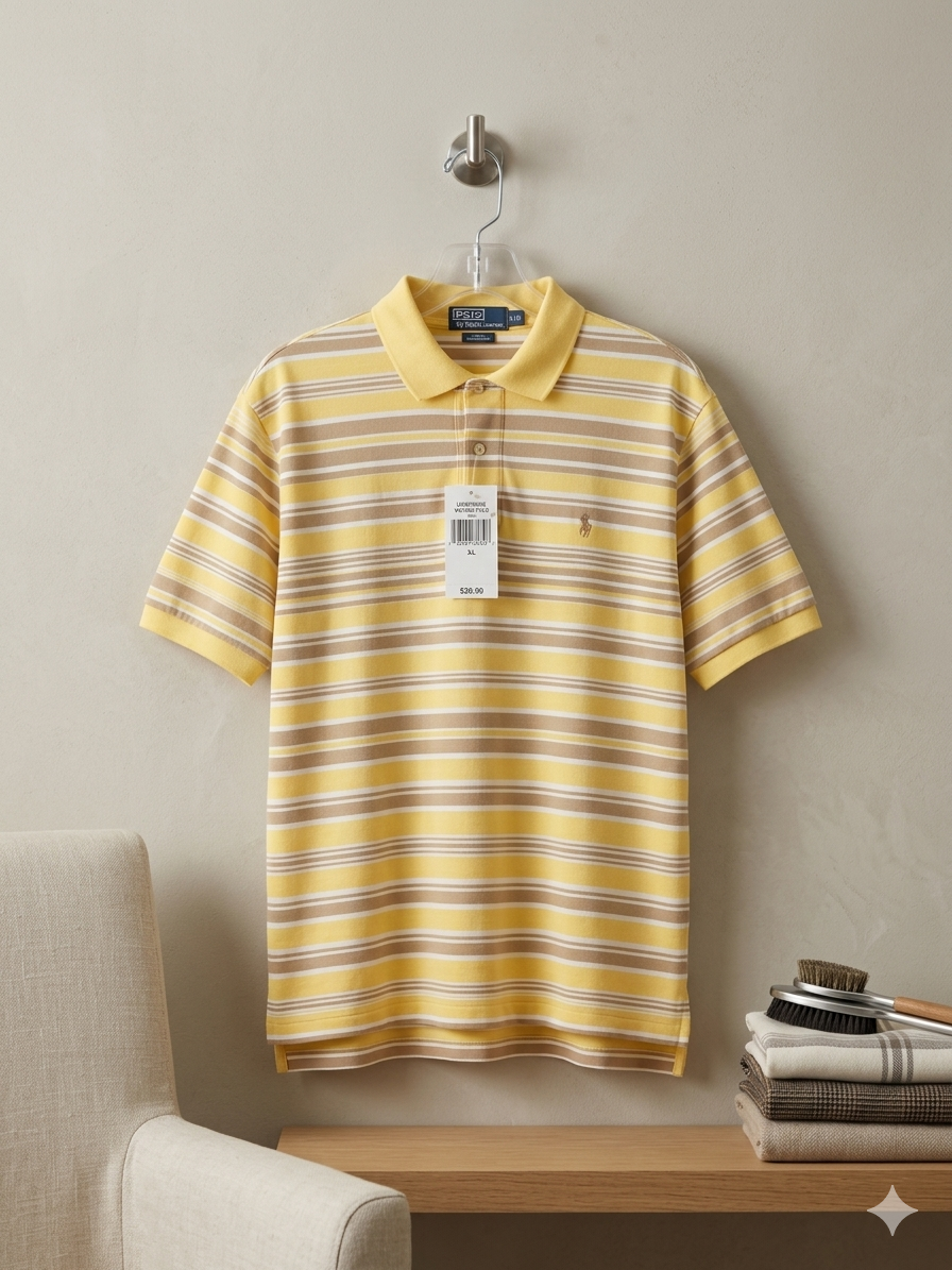 St. John's Bay Men's Lakeside Vintage Polo Shirt