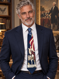 Norman Rockwell “Ben Franklin’s Sesquicentennial” Patriotic Art Tie