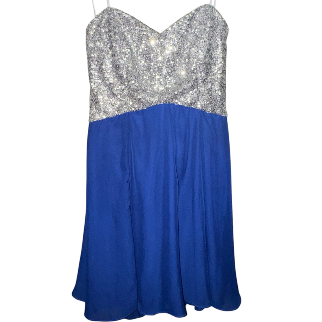 B. Darlin Royal Blue Sequin Party Dress