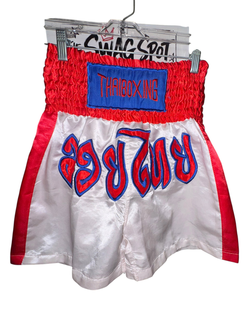 Thaiboxing Red White & Blue Muay Thai Shorts