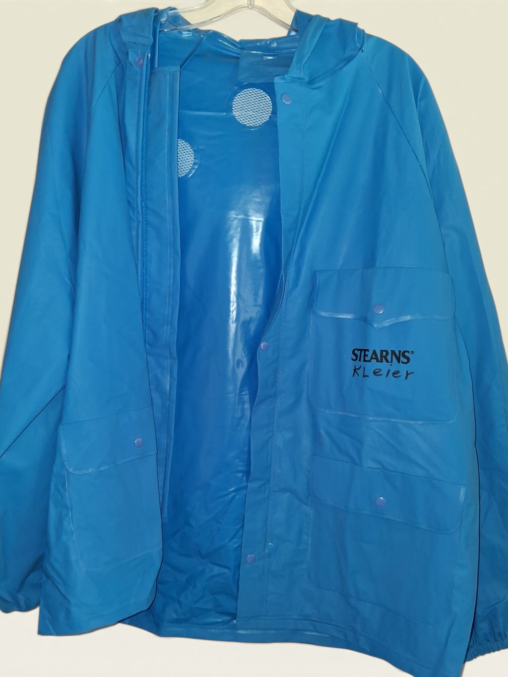 Stearns Blue PVC Rain Suit 2-Piece Set