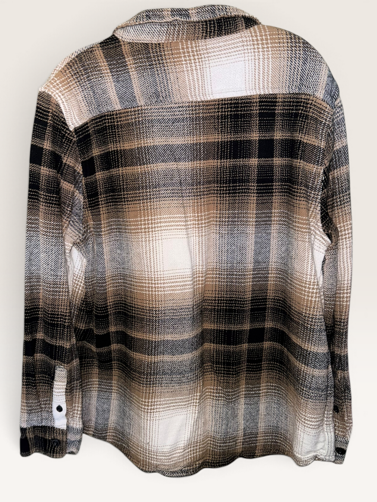 Primark Tan, Black & Cream Plaid Overshirt