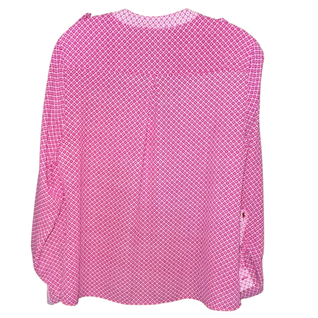 The Limited Pink Geometric Blouse