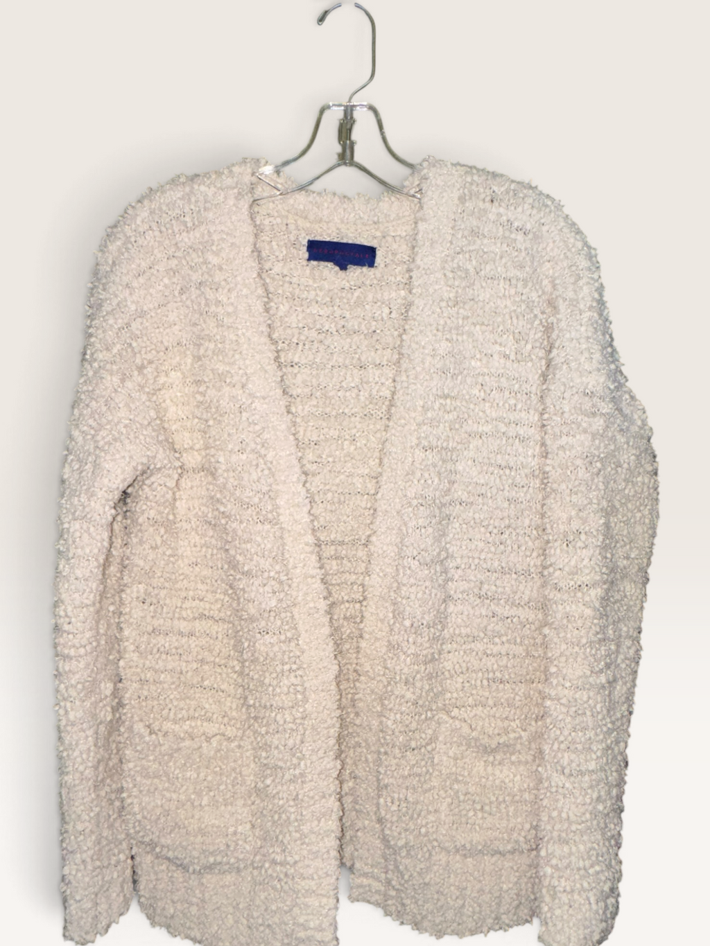 Aéropostale Cream Popcorn-Knit Cardigan