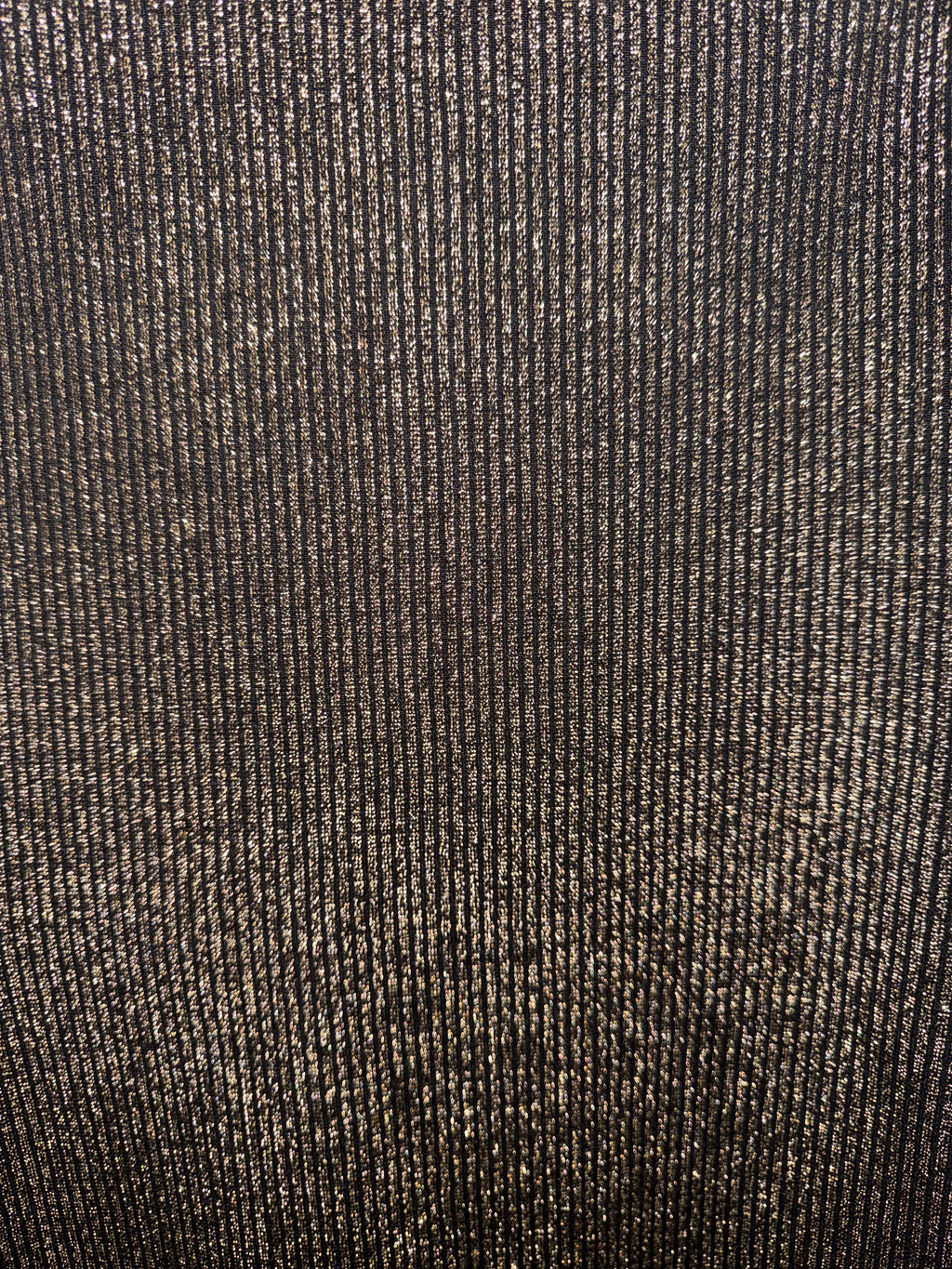 Metallic Bronze Ribbed Bodycon Dress