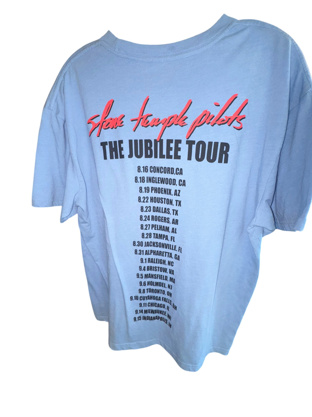 Stone Temple Pilots The Jubilee Tour Blue Graphic Tee