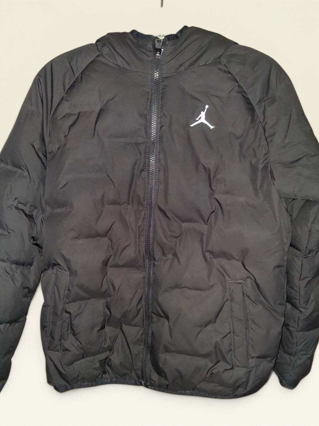 Jordan Jumpman Black Hooded Puffer Jacket