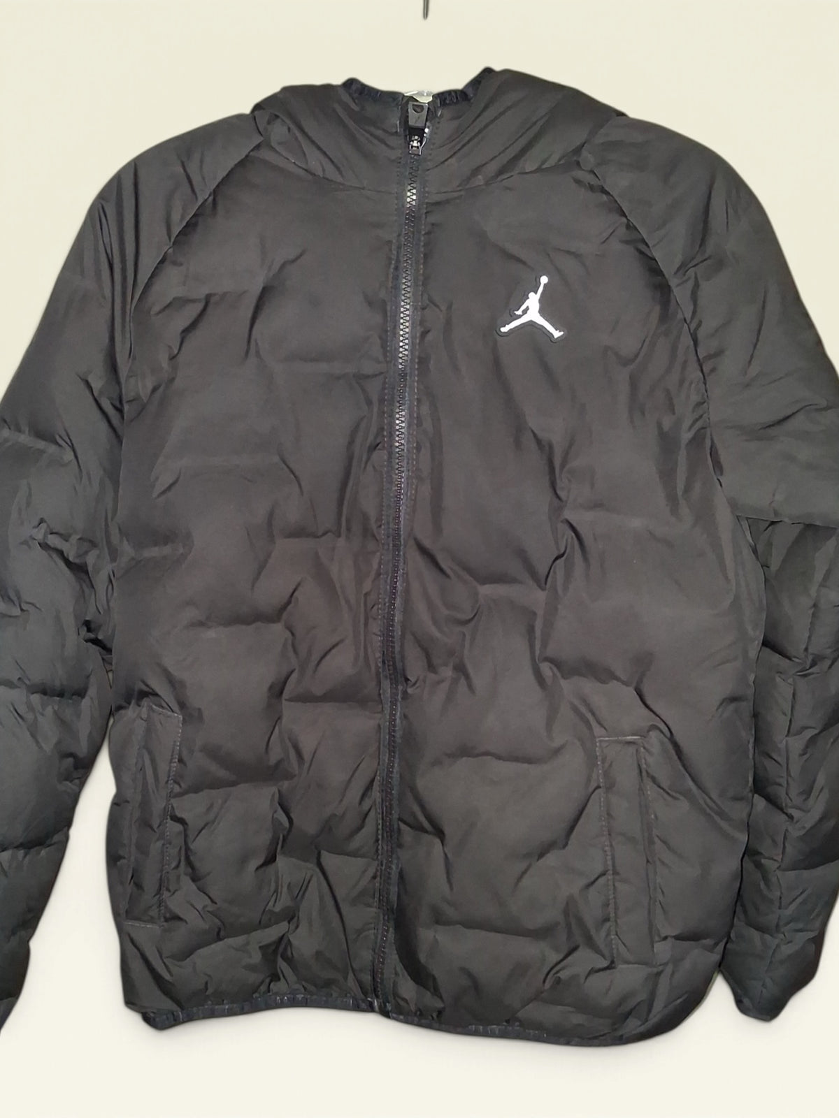 Jordan Jumpman Black Hooded Puffer Jacket