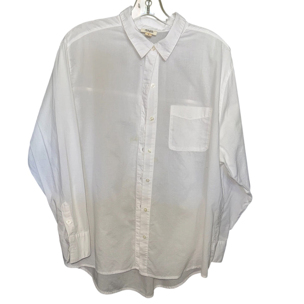ANA Oversized White Button-Up Shirt
