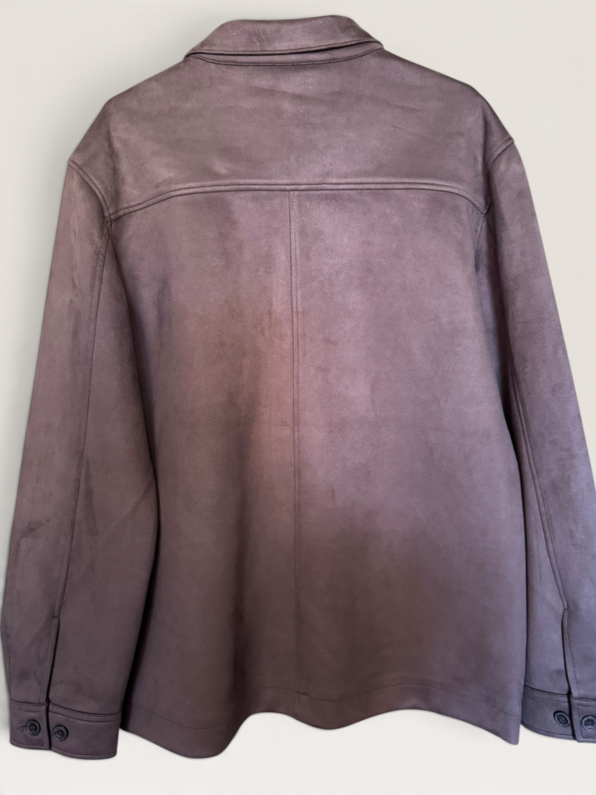 Marconi Brown Suede-Look Shirt Jacket