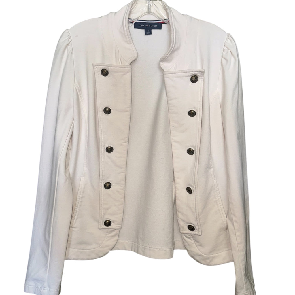 Tommy Hilfiger White Military Jacket