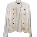 Tommy Hilfiger White Military Jacket