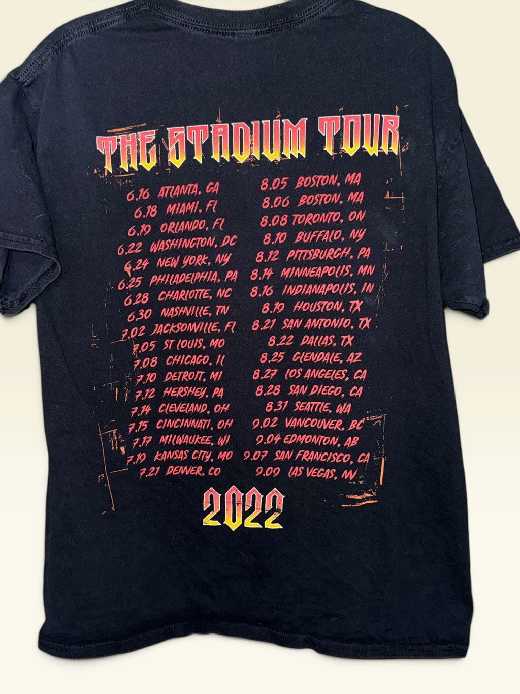 The Stadium Tour 2022 Cassette Graphic T-Shirt