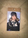 Skull Earrings with Iridescent Eyes