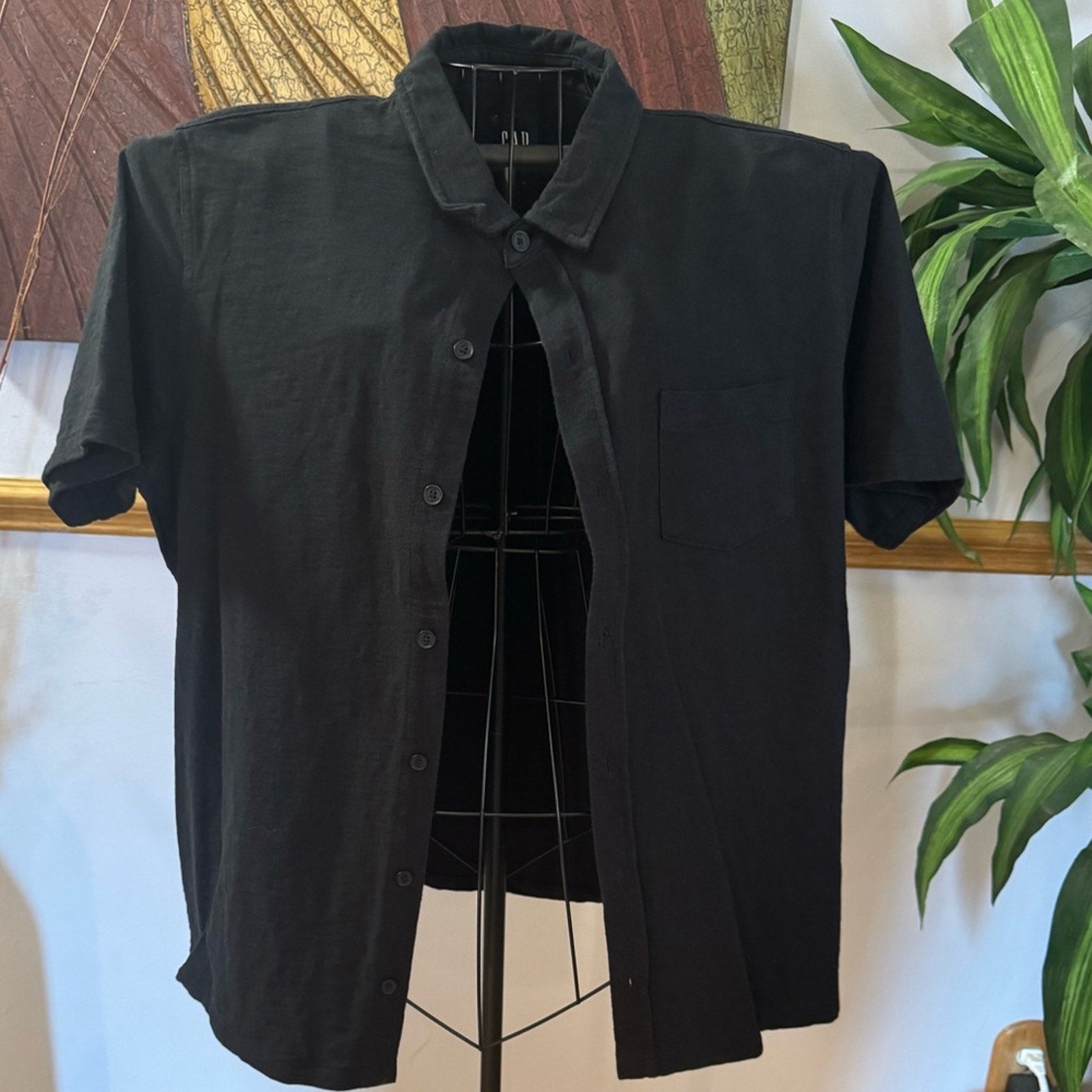 GAP Black Casual Button Down Shirt