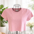 Urban Outfitters Pink Cropped Tee NWT