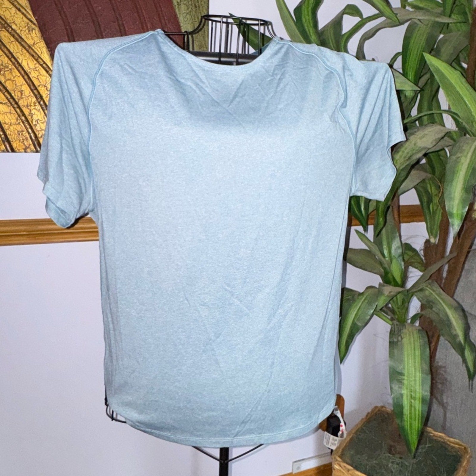 All in Motion Sky Blue Active Top