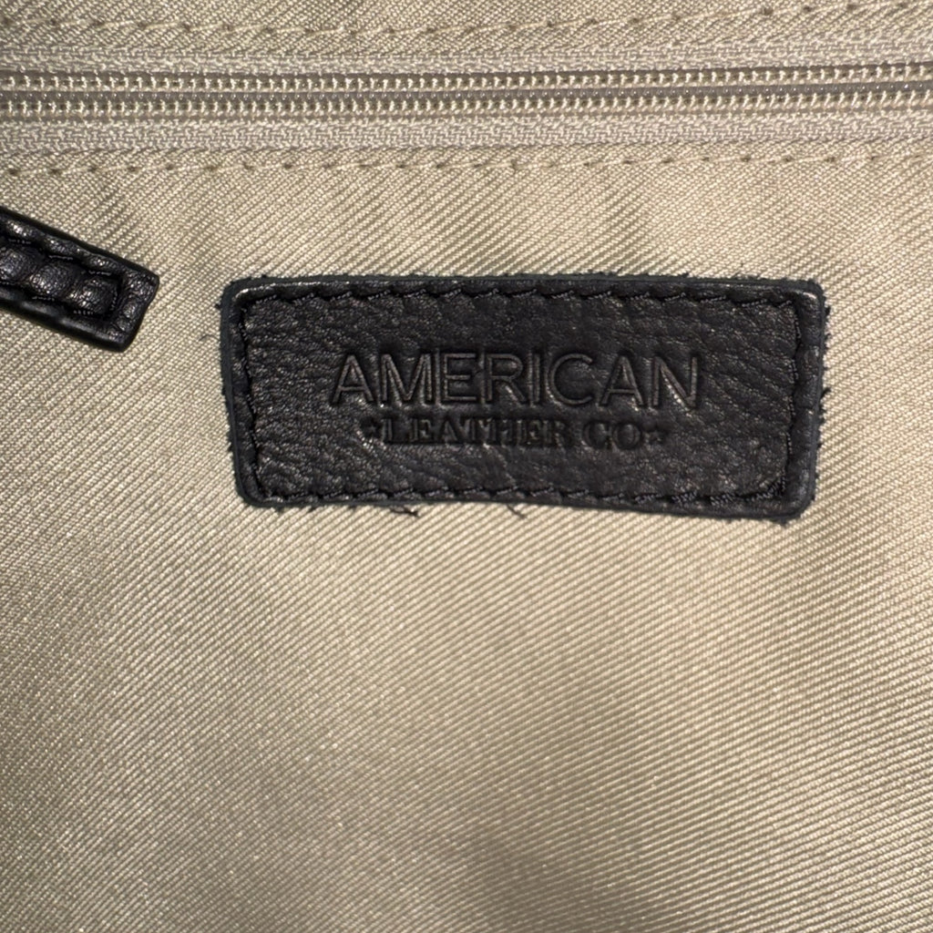 American Leather Co. Black Leather Backpack