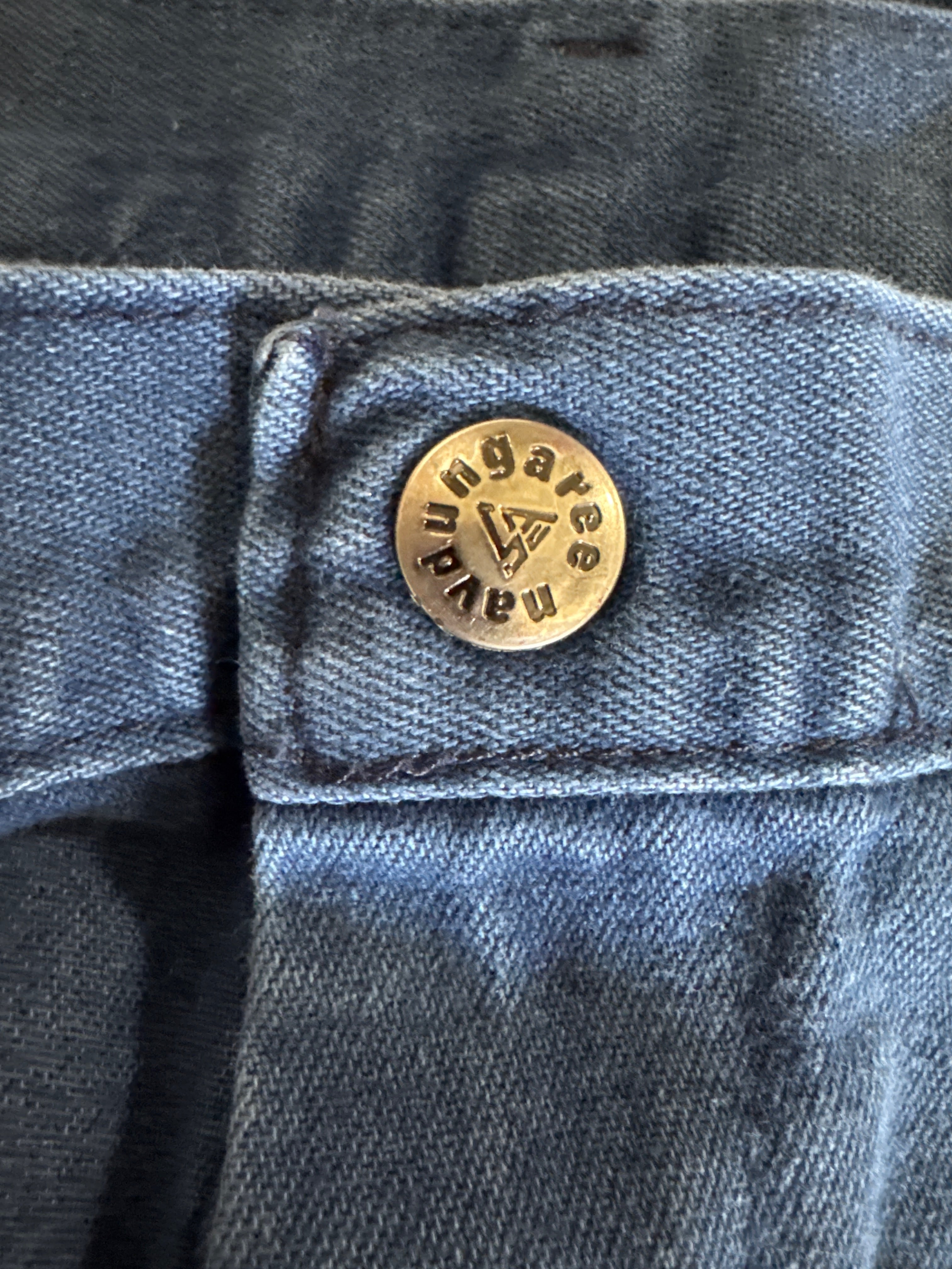 Vintage 1960s US Navy Dungaree Denim Trousers Vietnam Era Pants
