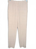 H&M Cream Plaid Ankle Trousers