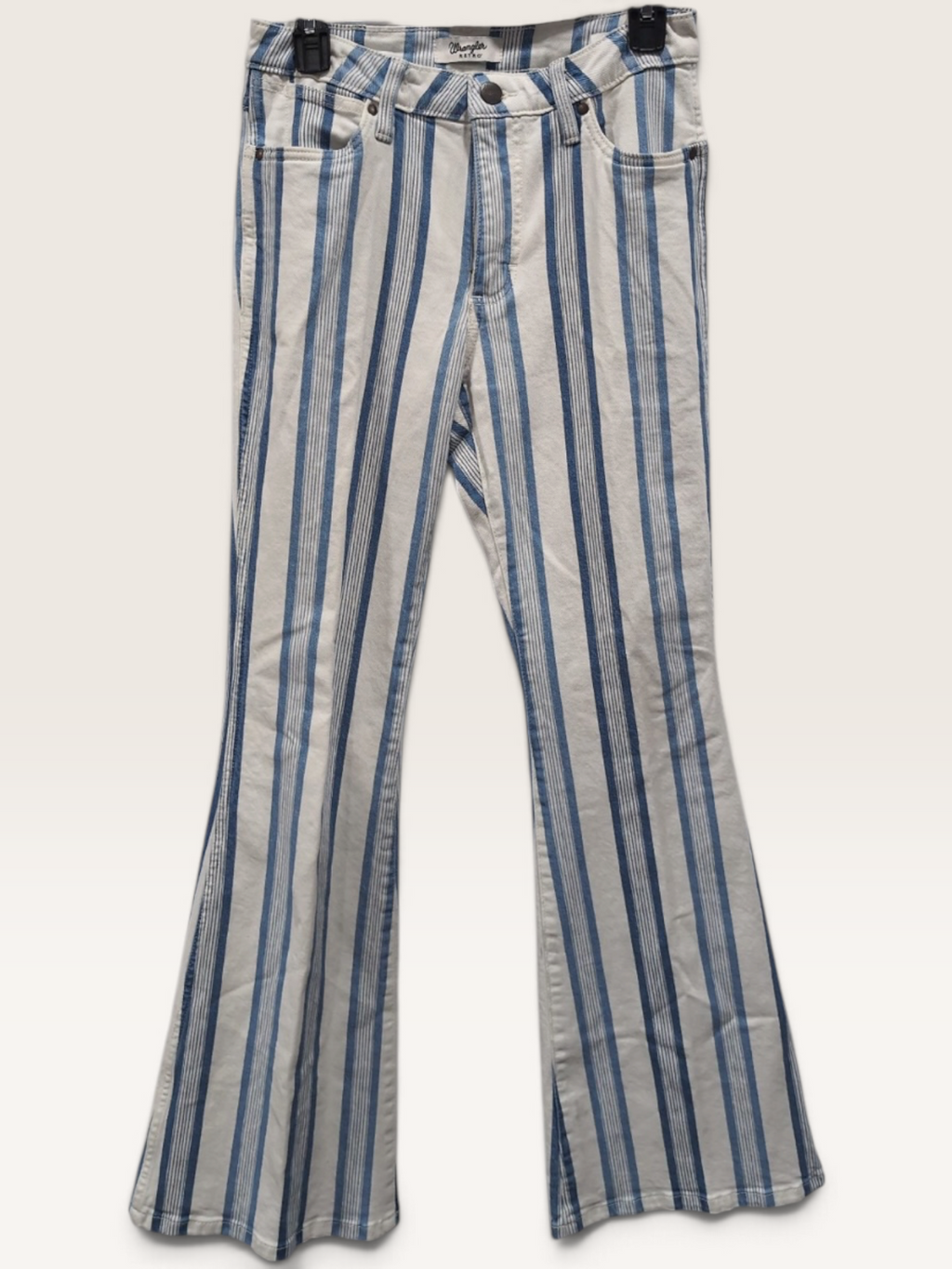 Wrangler Retro Bailey Striped High-Rise Flare Jeans
