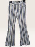Wrangler Retro Bailey Striped High-Rise Flare Jeans