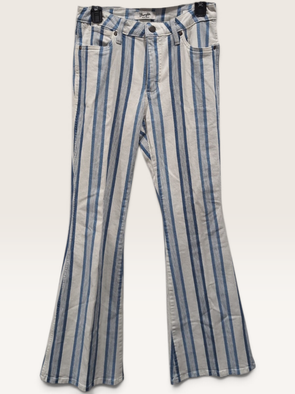 Wrangler Retro Bailey Striped High-Rise Flare Jeans