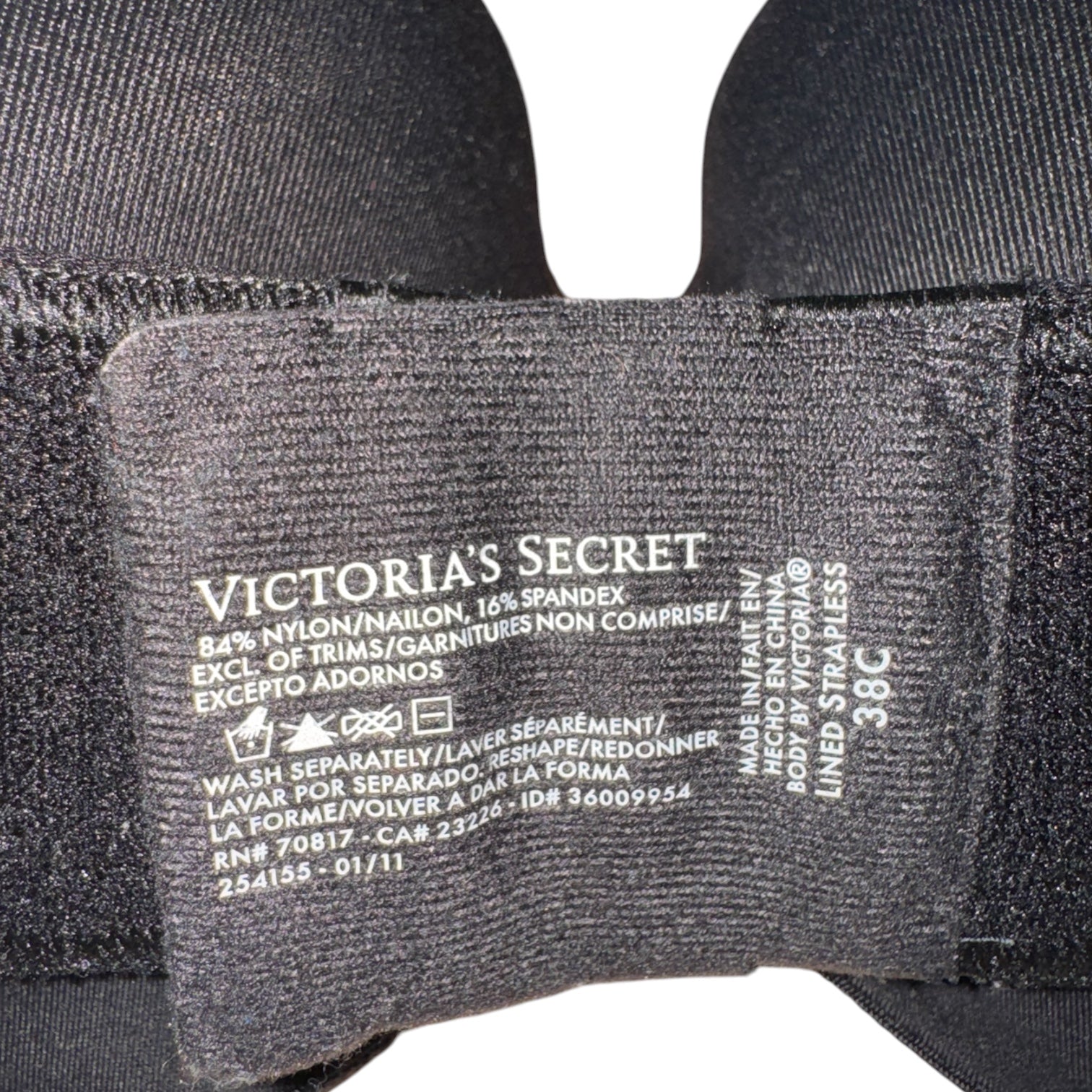 Victoria’s Secret Strapless Push-Up Bra