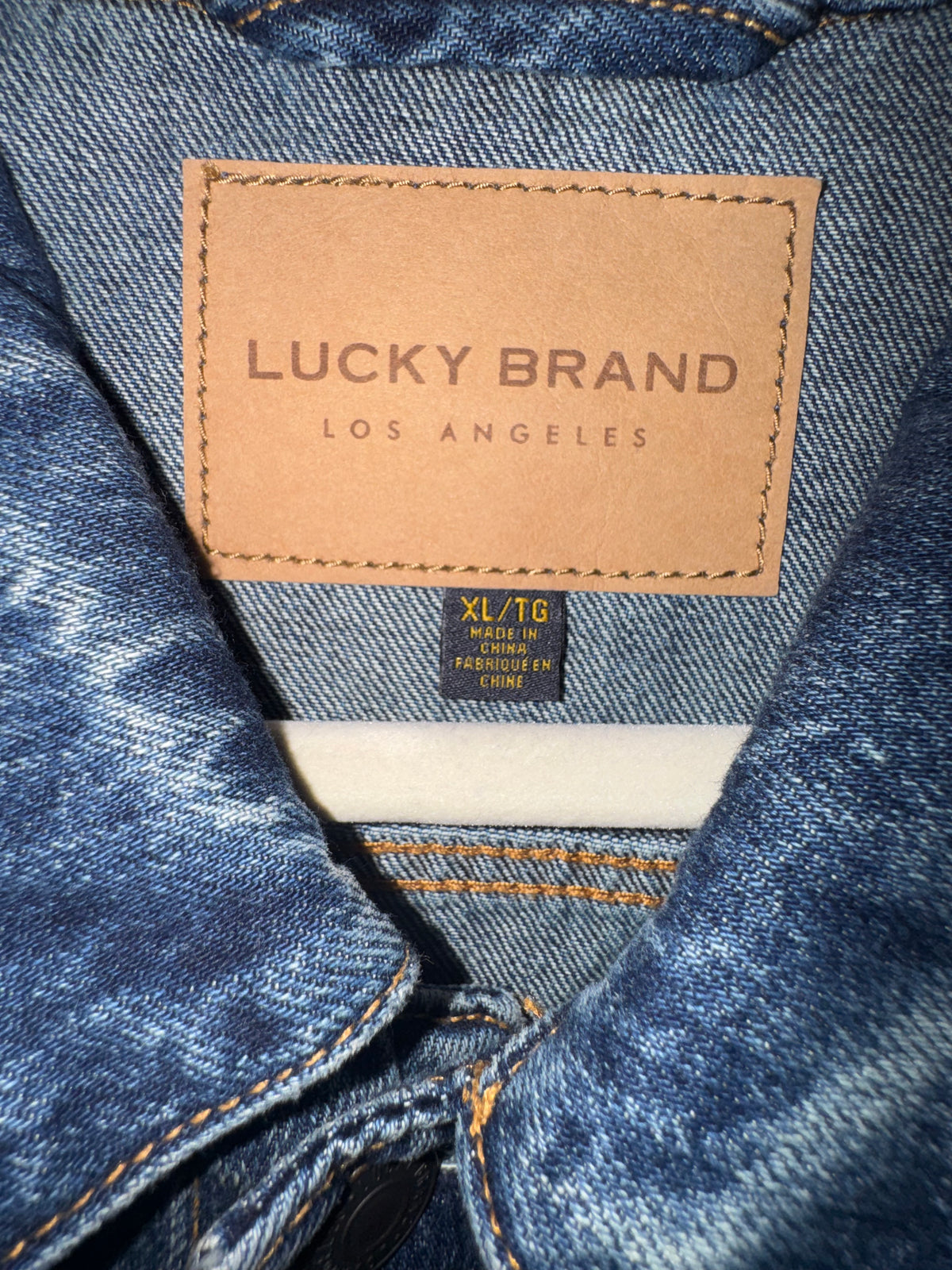 Lucky Brand Medium-Wash Denim Trucker Jacket