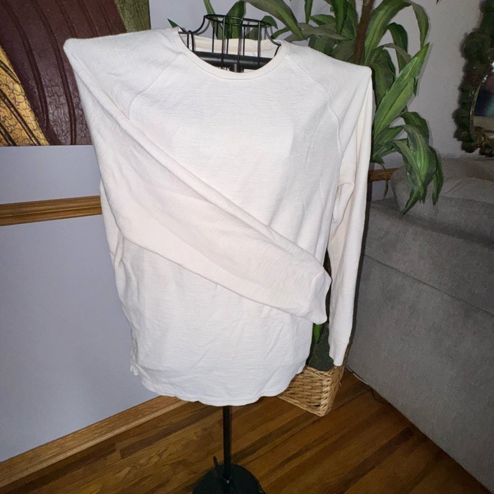 Goodfellow & Co Women's Off-White Long Sleeve Top